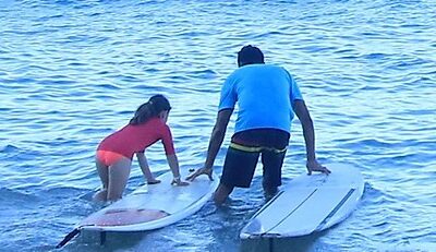 Private Surf Lessons at Manawale’a Surf School