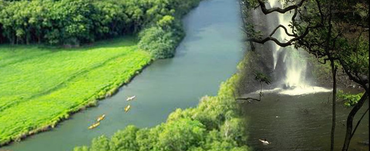 Sacred Falls Paddle and Hike by Kayak Kauai