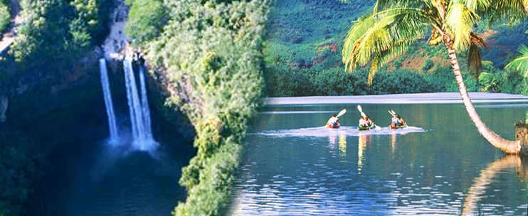 Paddle Jungle Stream on Wailua River by Outfitters Kauai