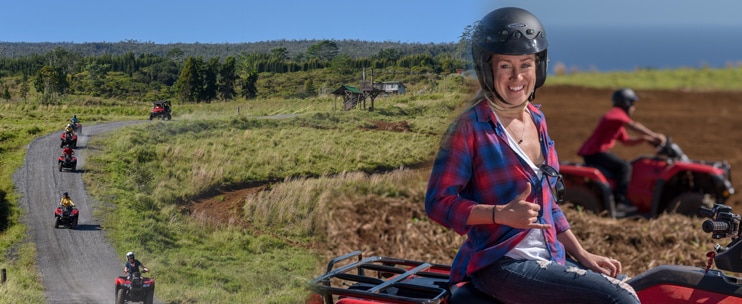 Deluxe ATV Tour with Ocean and Mountain Views