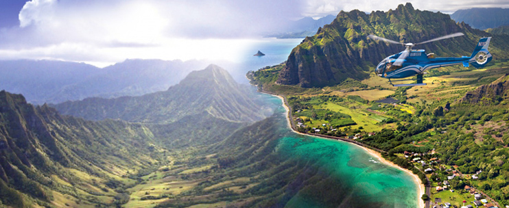 Discover the Blue Skies of Oahu with Blue Hawaiian Helicopters