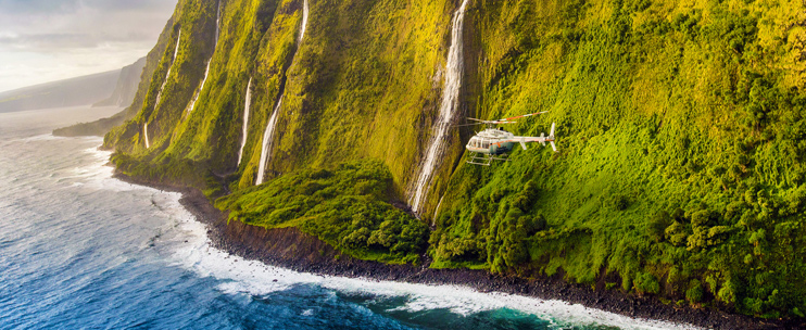 Experience the Beauty of Kohala Coast and Waterfalls on a Helicopter Tour