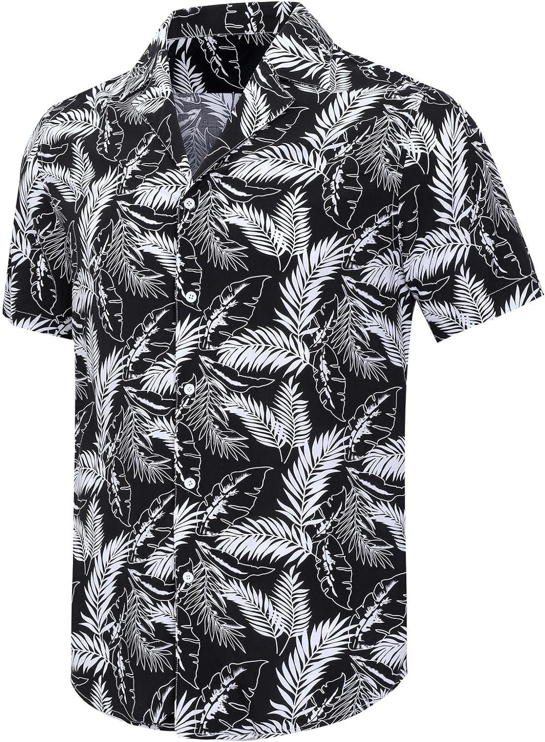 JEKAOYI Mens Hawaiian Shirts Unisex Floral Hawaiian Button Down Shirts Casual Summer Beach Shirts for Men JEKAOYI Mens Hawaiian Shirts Unisex Floral Hawaiian Button Down Shirts Casual Summer Beach Shirts for Men