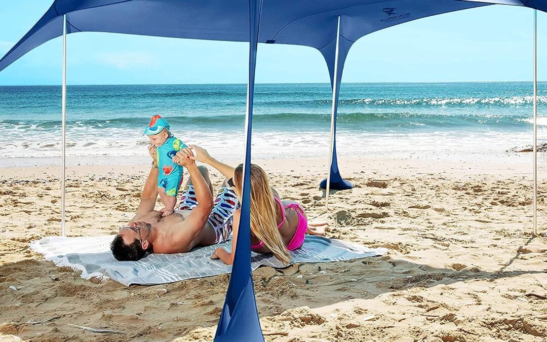 SUN NINJA Beach Tent Sun Shelter Review