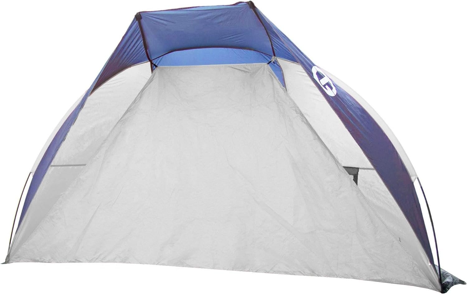 Tahoe Gear Cruz Bay Summer Sun Shelter and Beach Shade Tent Canopy, Blue White