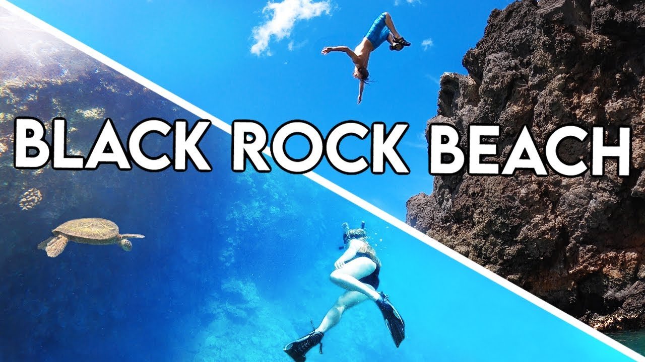 Cliff Jumping and Snorkeling | Black Rock Beach | Maui Snorkeling Spots HAWAII