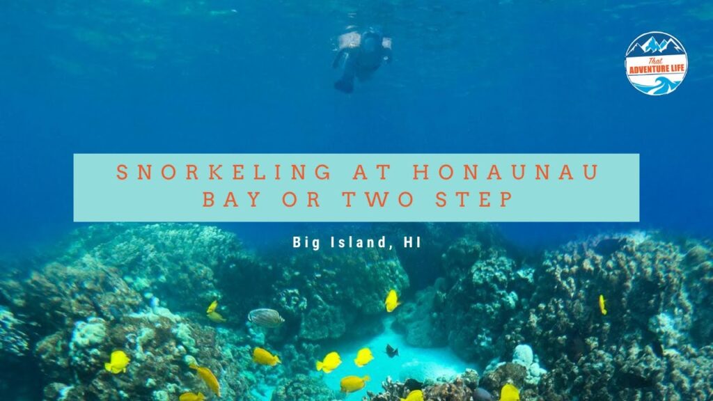 How to Snorkeling at Honaunau Bay, also known as Two Step - Big Island, Hawaii