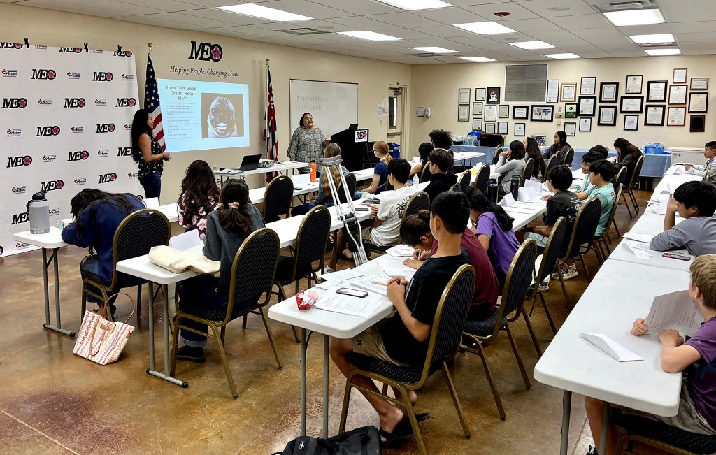 Teens learn value of saving for goals, like grad party, at MEO Financial Literacy Workshop