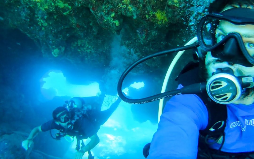 Scuba Diving Caves Sharks Cove North Shore Oahu Hawaii For the First Time