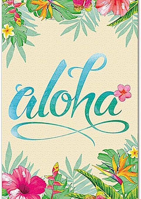 Hawaiian Beach Towel Aloha Floral Review