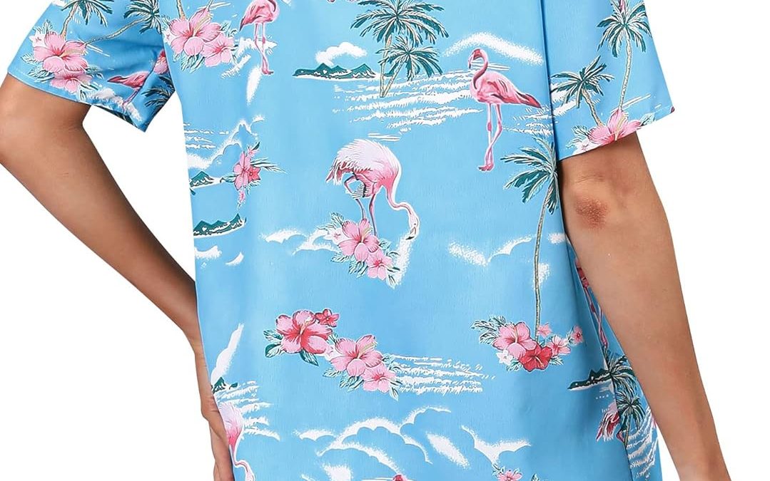 ZXZY Women Floral Tropic Print Shirt Review