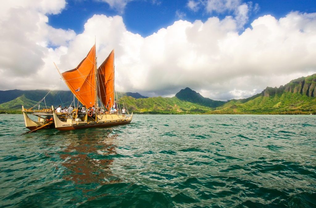 Hōkūleʻa Sets Sail for Kaunakakai, Molokaʻi