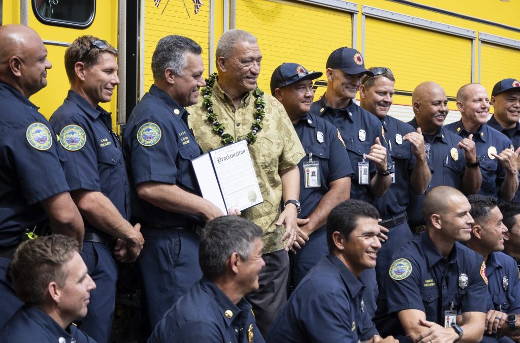 Maui Fire Department Centennial Day Proclaimed by Mayor Bissen