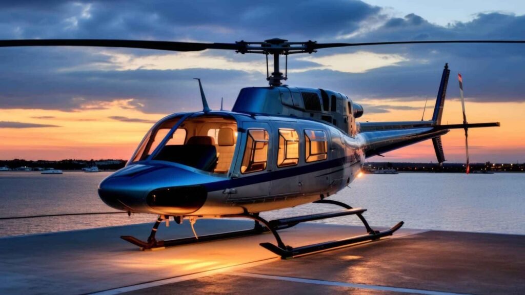 Oahu Helicopter Blue Skies