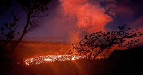 Big Island Waterfalls and Twilight Volcano Combo f-2