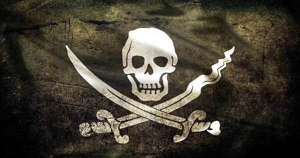 Pirate Skull Fla f-1