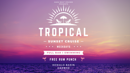 Tropical Sunset Boat Cruise
