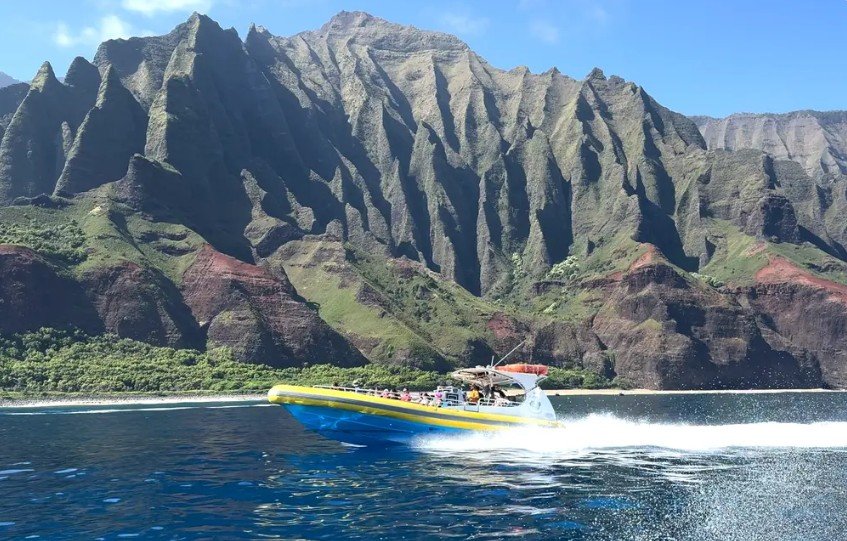 Afternoon NaPali Coast Snorkel Tour-Super Raft Adventure f-1