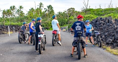 Fat Tire E-Bike Tour Kalapana Beach Road and Volcanoes National Park f-1