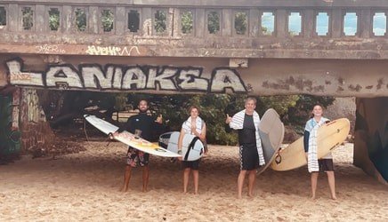 3-5 Surfers Private Group Ohana Lesson f-4