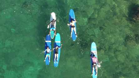 6-8 Surfers Private Group Ohana Lesson f-3