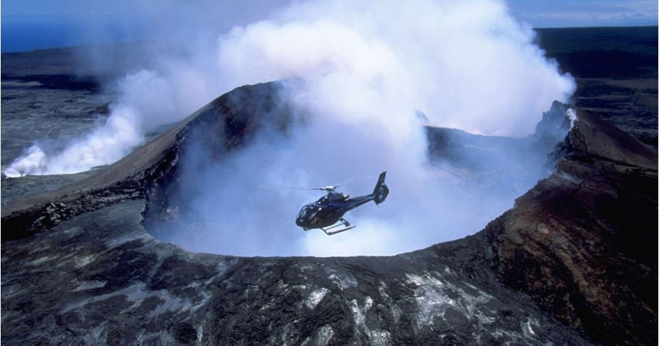 Big Island Volcano Helicopter & Ground Tour - From Kauai (With Air Ticket) f-1