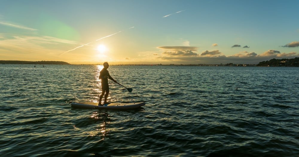 Sunset Paddleboarding f-1